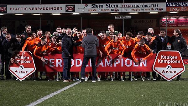 FC Volendam wint Tweede Periode Keuken Kampioen Divisie (2019-2020)