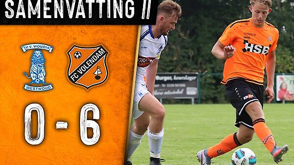 Samenvatting VV Woudia - FC Volendam: 0-6 (2020-2021)