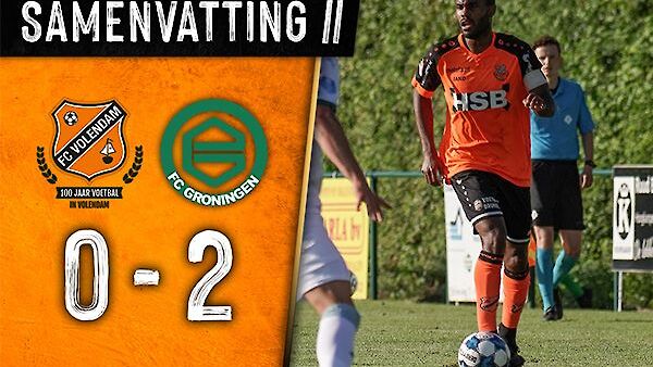 Samenvatting FC Volendam - FC Groningen: 0-2 (2020-2021)