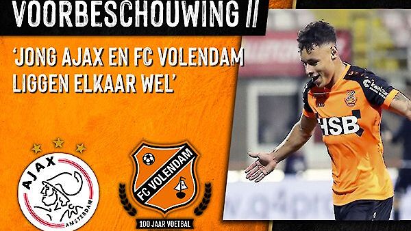 Voorbeschouwing Jong Ajax - FC Volendam (2020-2021)