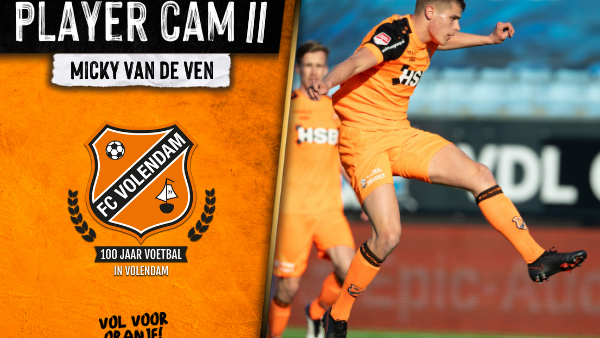 PLAYER CAM | 90 minuten een camera op Micky van de Ven