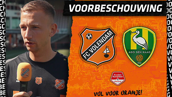 Voorbeschouwing FC Volendam - ADO Den Haag (2021-2022)
