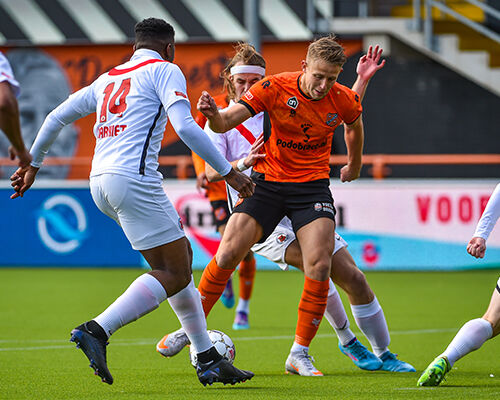Jong FC Volendam klaart klus al in eerste helft tegen AFC