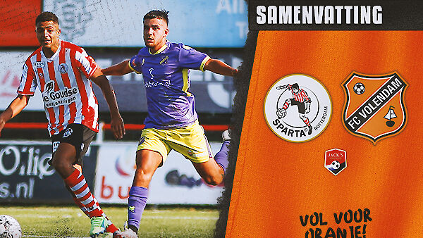 Samenvatting Jong Sparta Rotterdam - Jong FC Volendam (2022-2023)