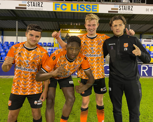 Jong FC Volendam beste schutter bij schiettent in Lisse