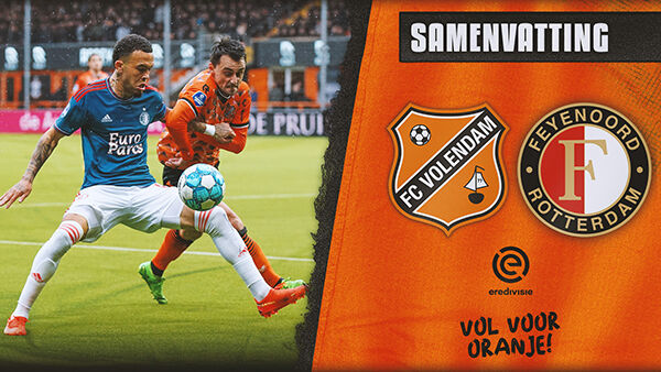 Samenvatting FC Volendam - Feyenoord (2022-2023)