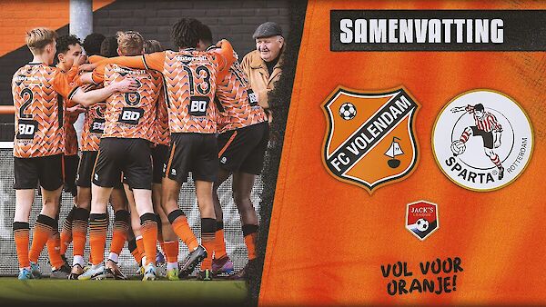Samenvatting Jong FC Volendam - Jong Sparta Rotterdam (2022-2023)