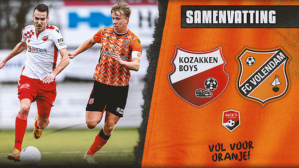 Samenvatting Kozakken Boys - Jong FC Volendam (2022-2023)