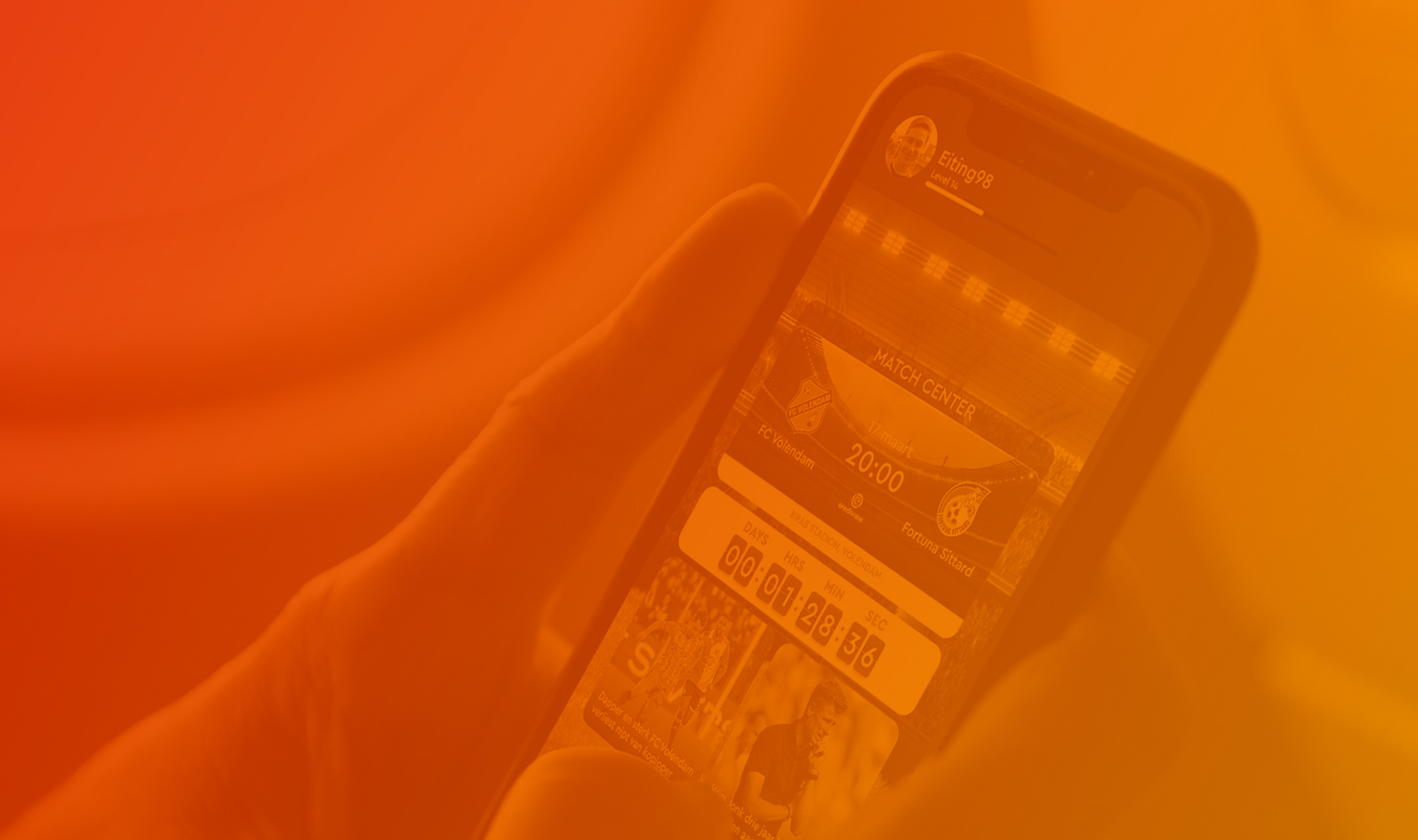 Download de vernieuwde FC Volendam app