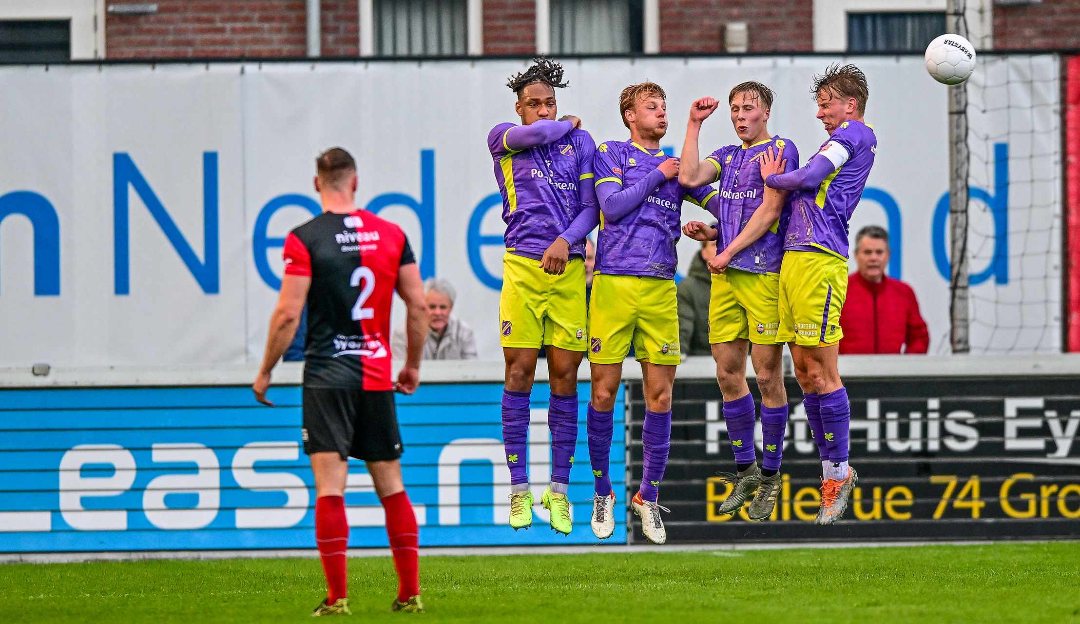 De Treffers - Jong FC Volendam: 6 - 1 (4 - 0)