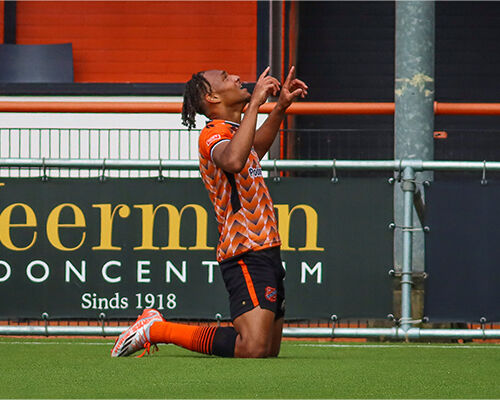 Jong FC Volendam in extremis langs Rijnsburgse Boys