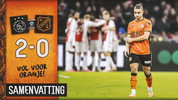 Samenvatting Ajax - FC Volendam (2023-2024)