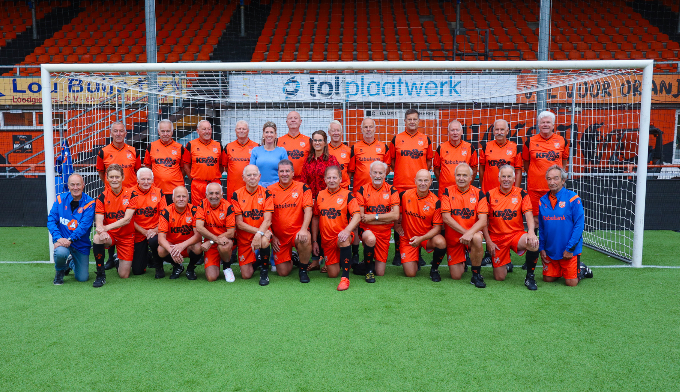 Old Stars in het nieuw gestoken door Rabobank Waterland en Omstreken en Kras Recycling