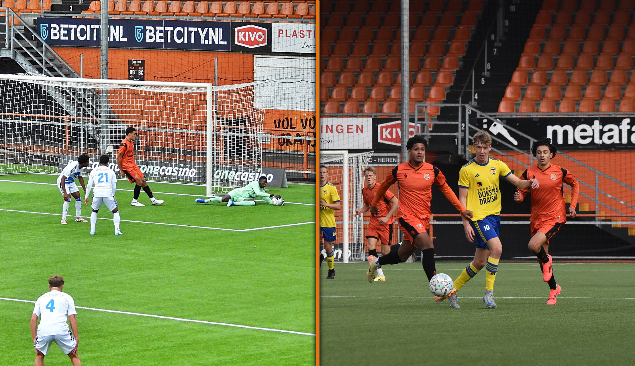 FC Volendam O21 - PEC Zwolle O21: 1 - 1 (0 - 0) / FC Volendam O19 - SC Cambuur Leeuwarden: 1 - 1 (1 - 0)