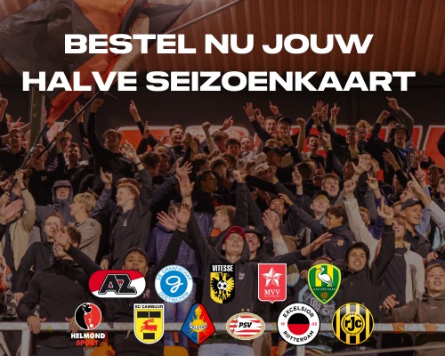 Scoor nu je Halve Seizoenkaart