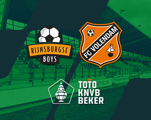 FC Volendam wacht bekeraffich&eacute; tegen Rijnsburgse Boys