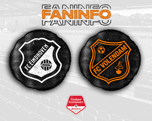 Faninformatie voor FC Eindhoven-uit op vrijdag 10 januari