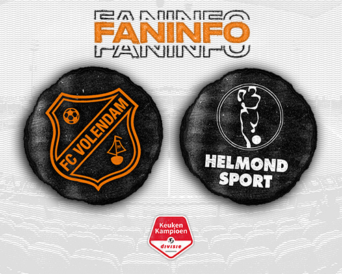 Faninformatie: Helmond Sport op bezoek tijdens speelronde 28