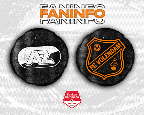 Faninformatie voor Jong AZ-uit op maandag 14 april