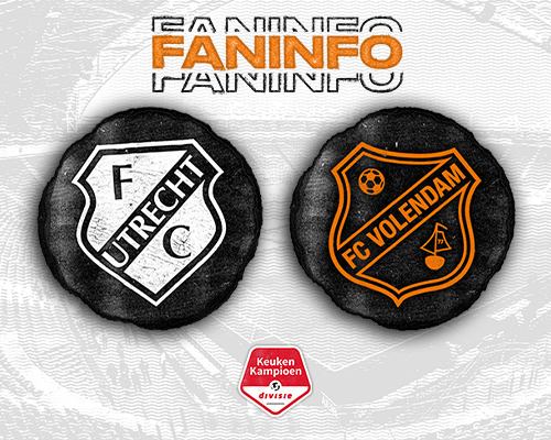 Faninformatie voor Jong FC Utrecht-uit op maandag 28 april