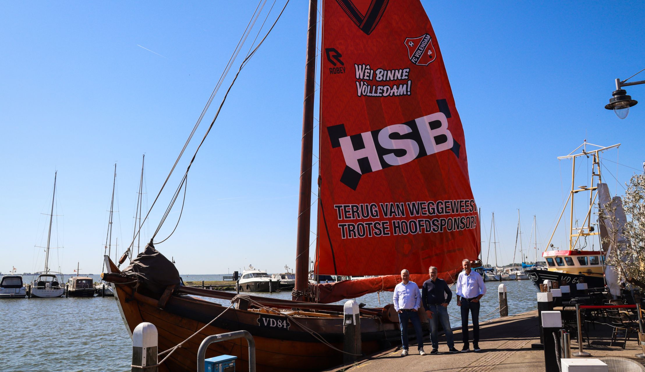 HSB keert na drie jaar terug als hoofdsponsor van FC Volendam