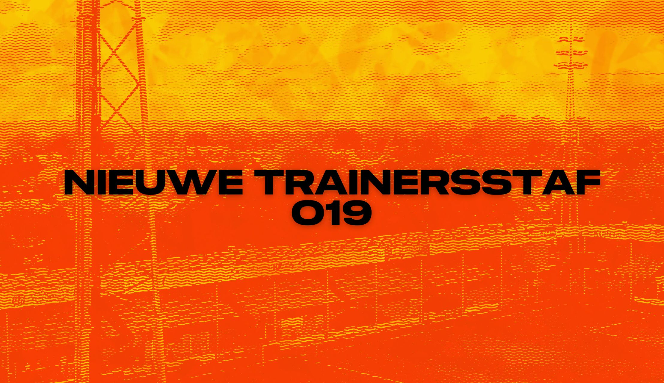 Nieuwe trainersstaf voor de Onder 19