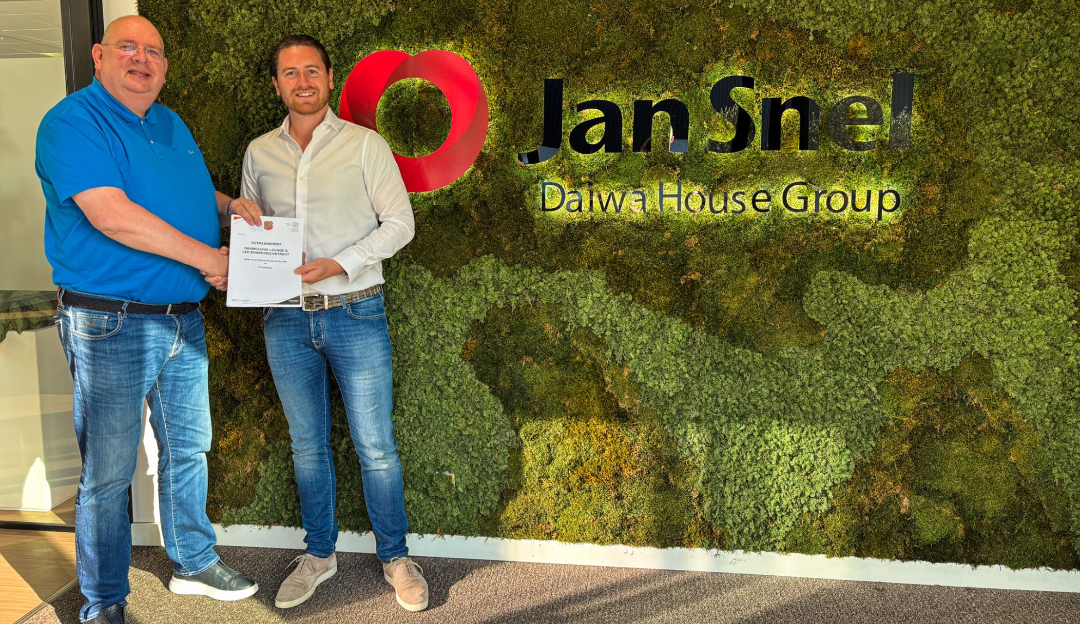Daiwa House/Jan Snel en FC Volendam verlengen samenwerking