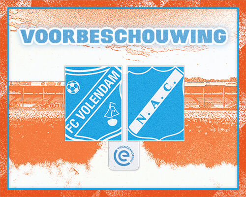 FC Volendam ontvangt directe concurrent NAC Breda