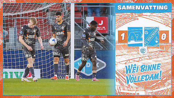 Samenvatting AZ - FC Volendam (2025-2026)