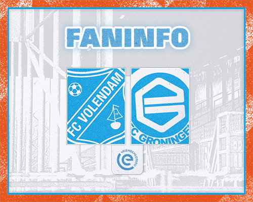 Faninformatie: thuisduel tegen FC Groningen op zondagmiddag