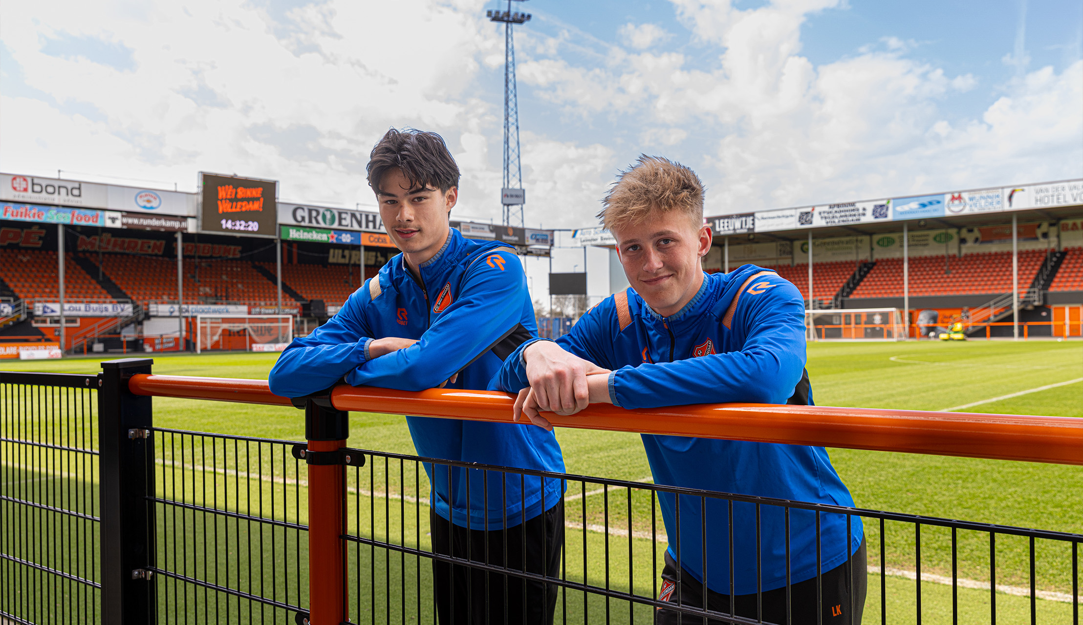 FC Volendam jeugdspelers Lex Koning en Luca Hamersma behalen derde plek in Future Cup