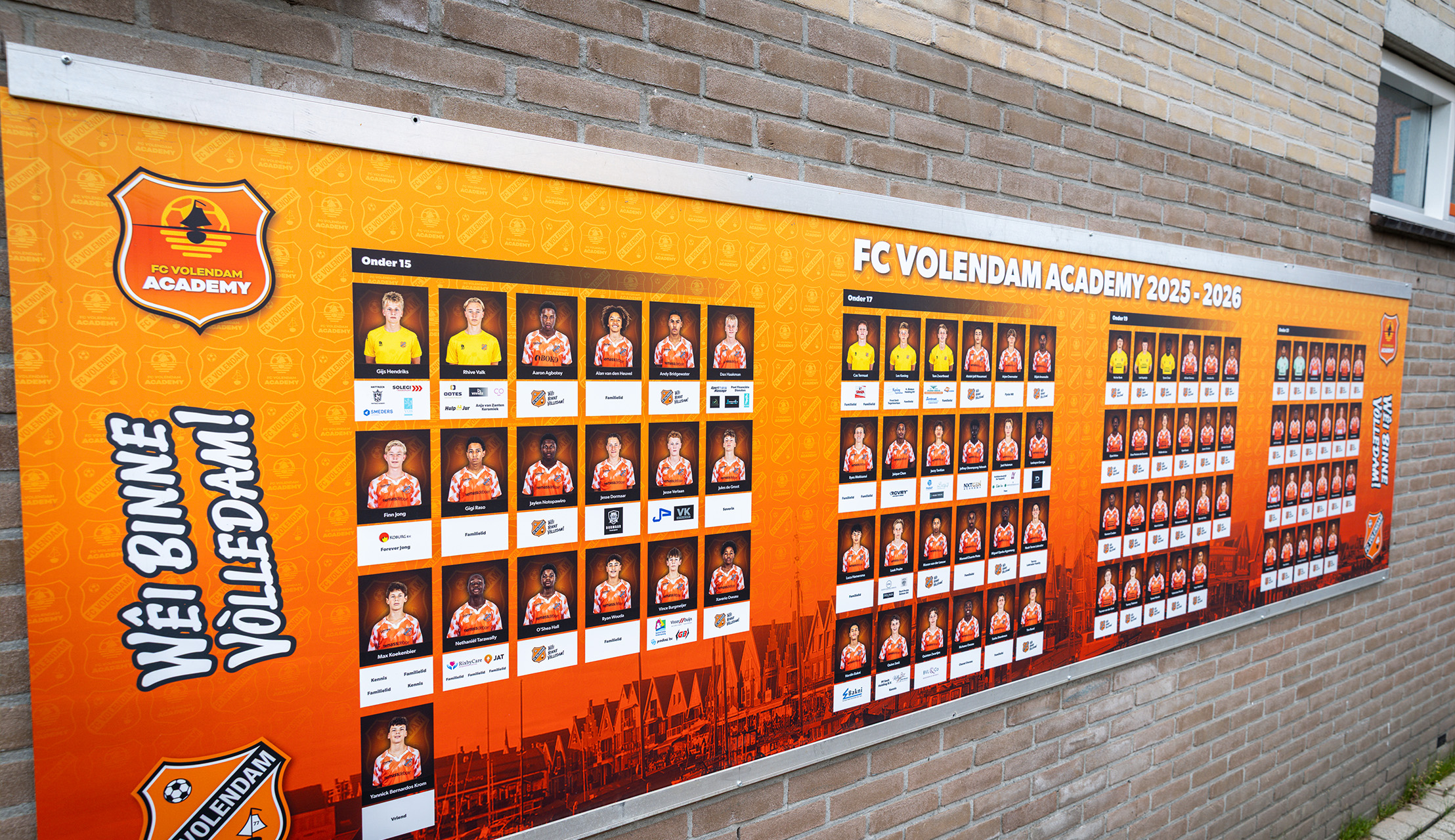 Persoonlijke sponsoring van jeugdteams dit seizoen groot succes