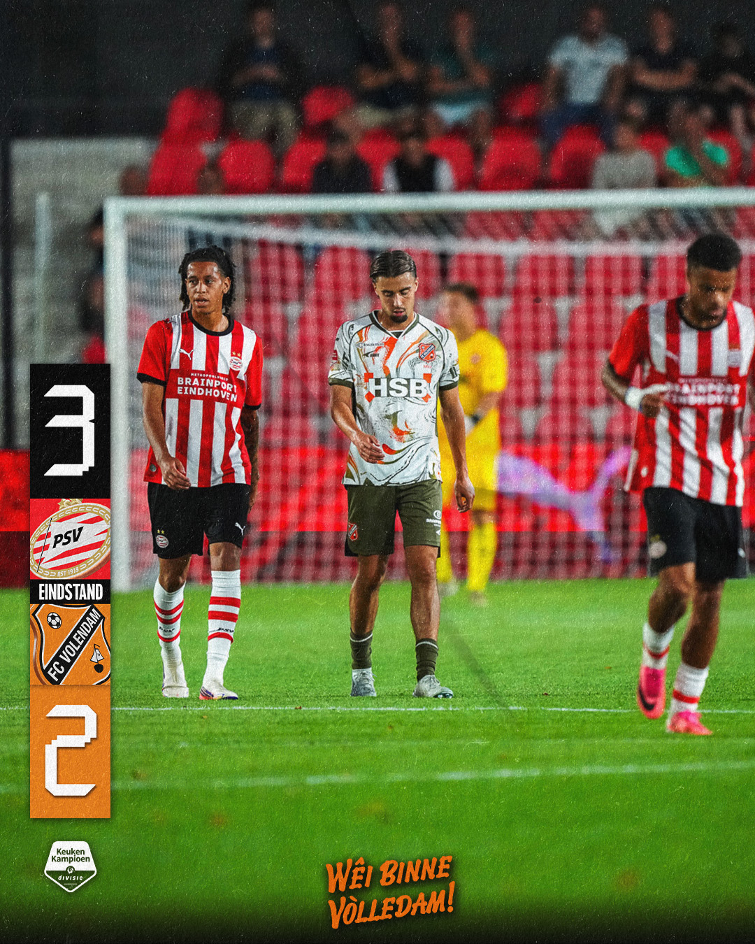 Afgelopen. FC Volendam blijft met lege handen achter.