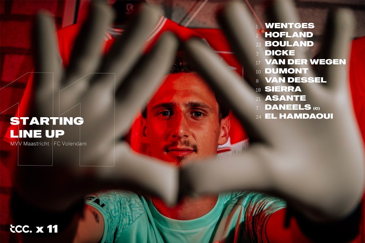 Dit zijn de elf namen van MVV Maastricht