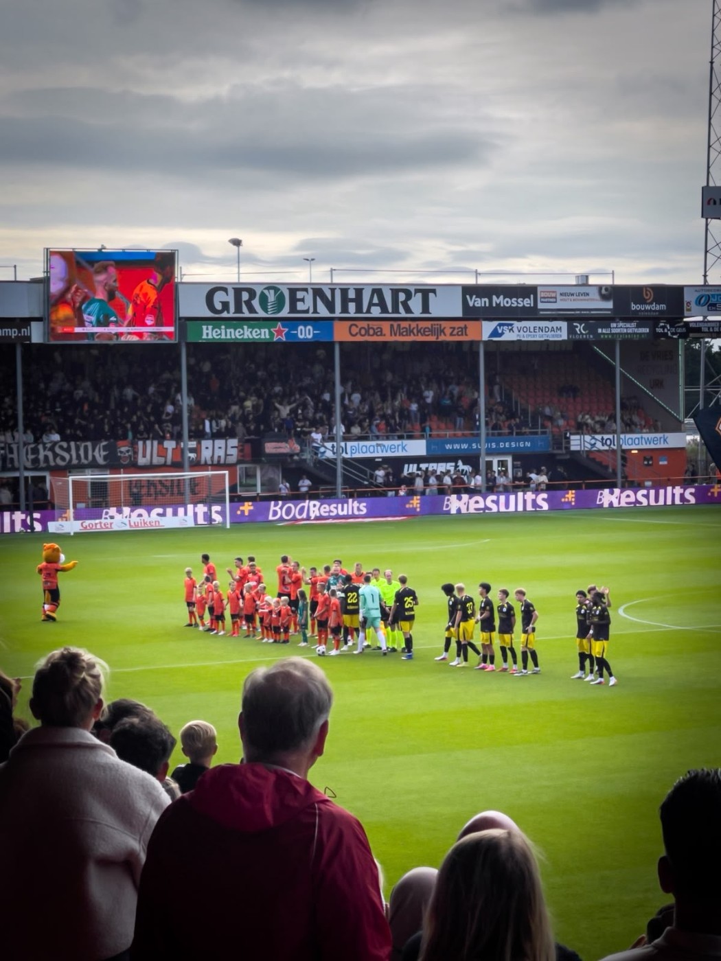 De strijd voor de drie punten wordt gevoerd!