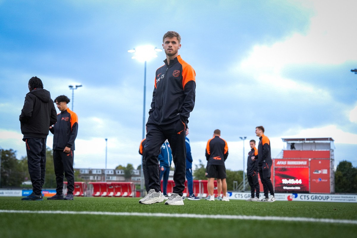 Blik op het veld