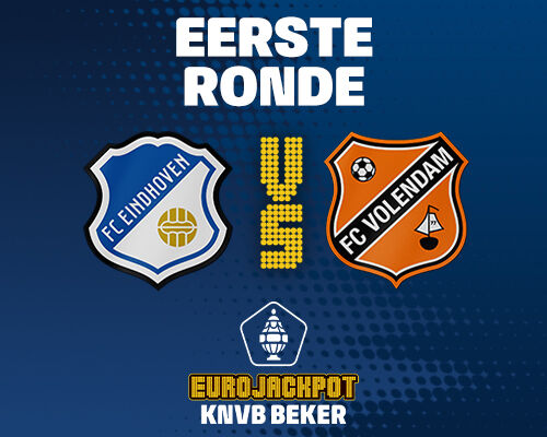 Update: Bekerduel tegen FC Eindhoven vastgesteld op 27 oktober