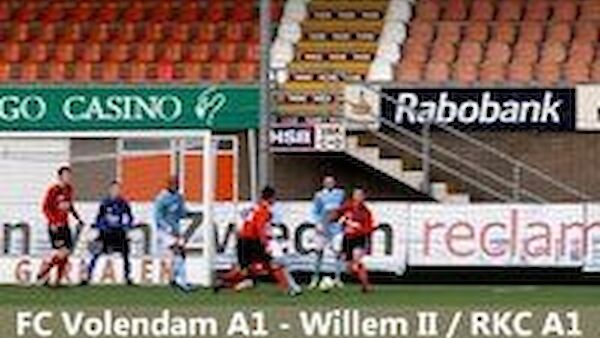 Doelpunten FC Volendam A1 - Willem II / RKC A1