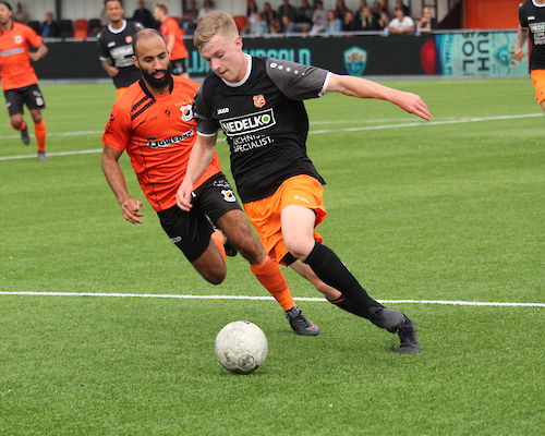 Jong FC Volendam verliest nipt van kampioen Katwijk