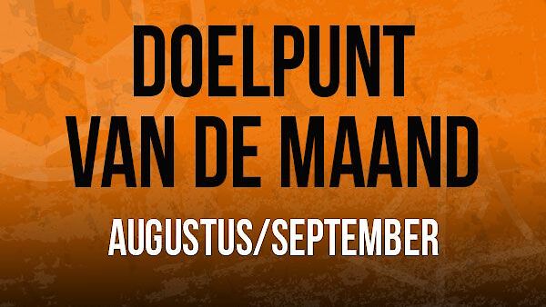 Doelpunt Van De Maand - Augustus/September (2018-19)