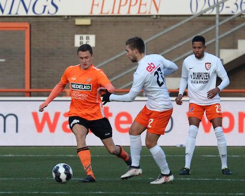 Jong FC Volendam en TEC delen punten in topper