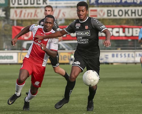 Jong FC Volendam dichtbij overwinning op koploper